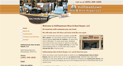 Desktop Screenshot of hoffmantownshoeandbootrepair.com