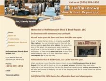 Tablet Screenshot of hoffmantownshoeandbootrepair.com